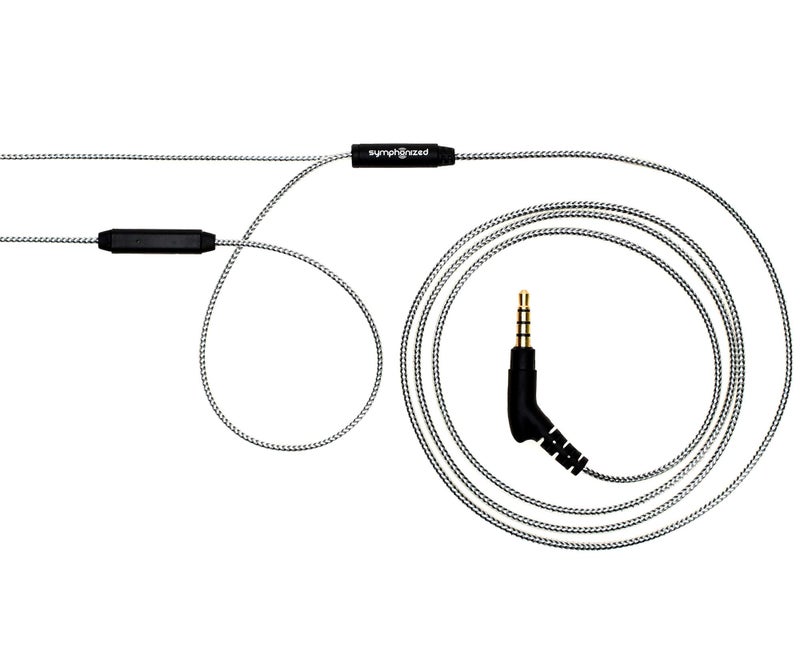 Symphonized ALN 2.0 Premium Genuine Wood in-Ear Noise-isolating Headphone, Earbud, Earphones with Innovative Shield Technology Cable and Mic (Silver) - Image 5